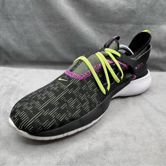 Nike Flex Contact 3 Men’s Running Shoes Size 12 Black Volt Glow Lightweight - Picture 4 of 14